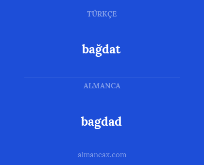 bagdad - bağdat