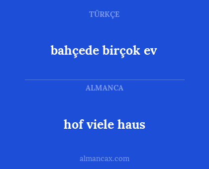 hof viele haus - bahçede birçok ev