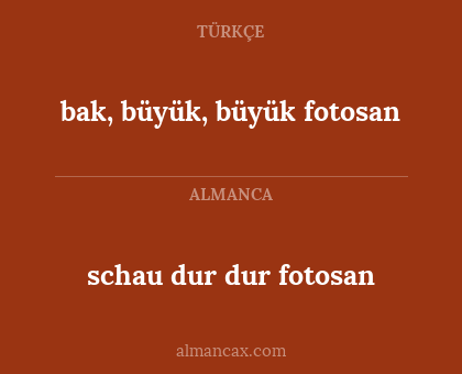 schau dur dur fotosan - bak, büyük, büyük fotosan