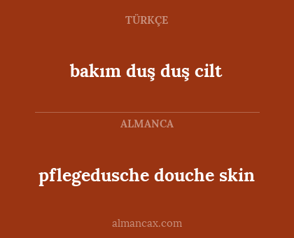 pflegedusche douche skin - bakım duş duş cilt