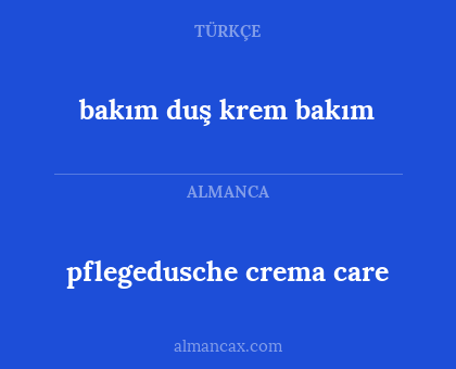 pflegedusche crema care - bakım duş krem bakım