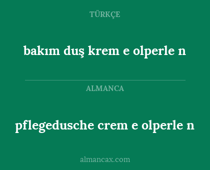 pflegedusche crem
e olperle
n - bakım duş krem 
e olperle 
n