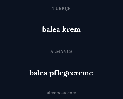 balea krem - balea pflegecreme