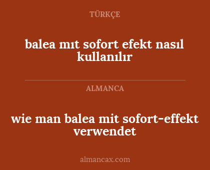 wie man balea mit sofort-effekt verwendet - balea mıt sofort efekt nasıl kullanılır