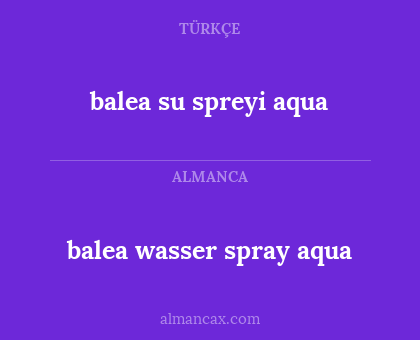 balea su spreyi aqua - balea wasser spray aqua