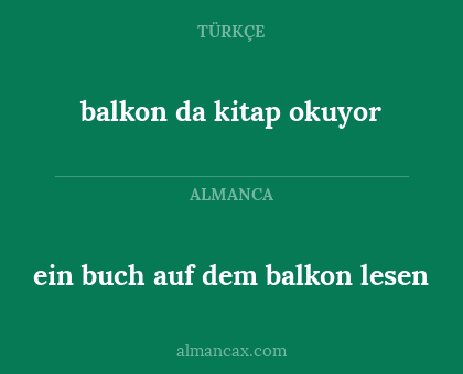 ein buch auf dem balkon lesen - balkon da kitap okuyor