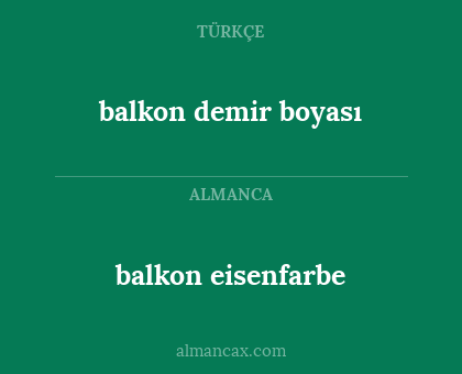 balkon eisenfarbe - balkon demir boyası