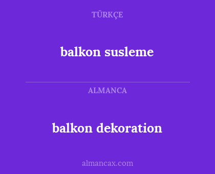 balkon dekoration - balkon susleme