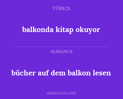 balkonda kitap okuyor - bücher auf dem balkon lesen