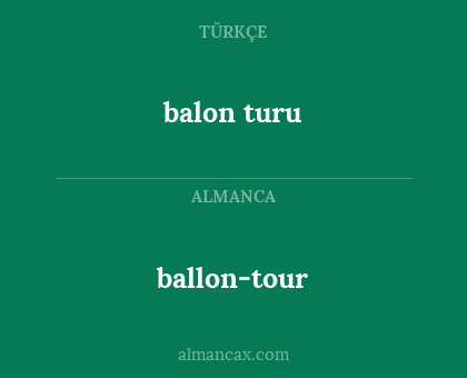 balon turu - ballon-tour