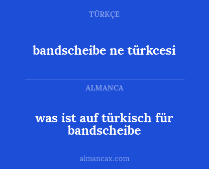 bandscheibe ne türkcesi - was ist auf türkisch für bandscheibe
