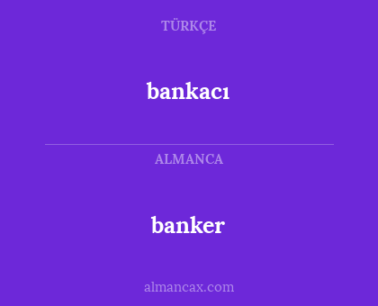 bankacı - banker