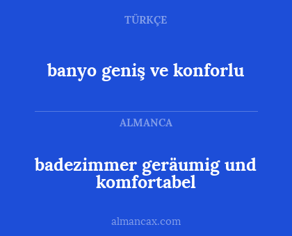 banyo geniş ve konforlu - badezimmer geräumig und komfortabel