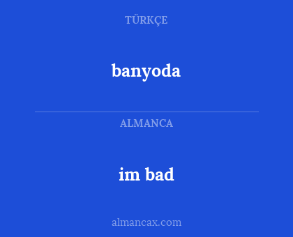 banyoda - im bad