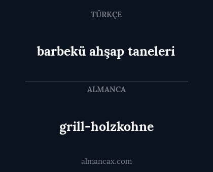 grill-holzkohne - barbekü ahşap taneleri