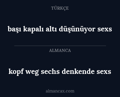başı kapalı altı düşünüyor sexs - kopf weg sechs denkende sexs