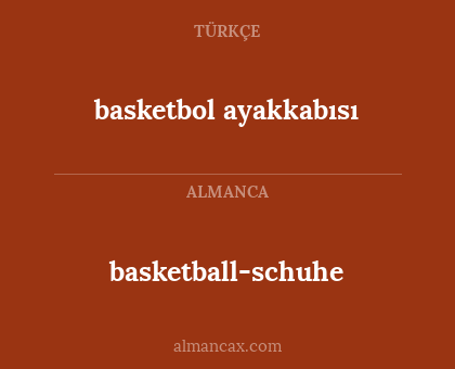 basketbol ayakkabısı - basketball-schuhe