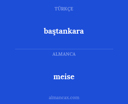 baştankara - meise