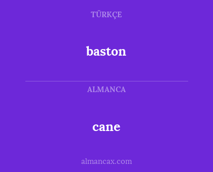 cane - baston