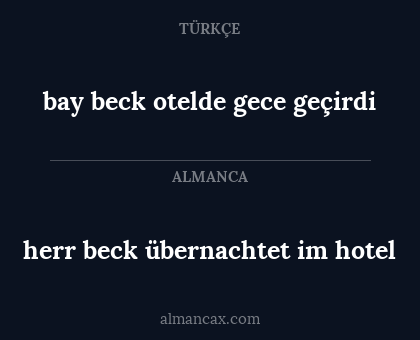 bay beck otelde gece geçirdi - herr beck übernachtet im hotel