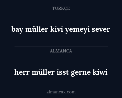 bay müller kivi yemeyi sever - herr müller isst gerne kiwi