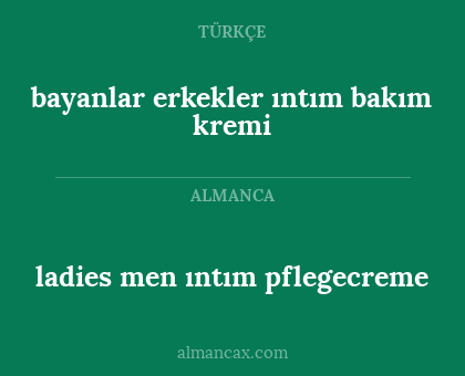 ladies men ıntım pflegecreme - bayanlar erkekler ıntım bakım kremi