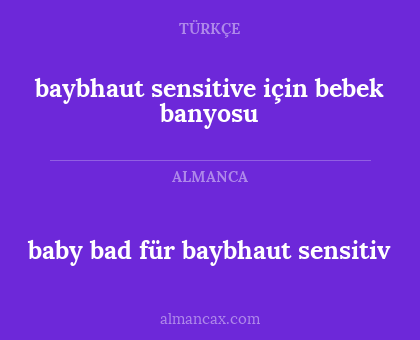 baybhaut sensitive için bebek banyosu - baby bad für baybhaut sensitiv