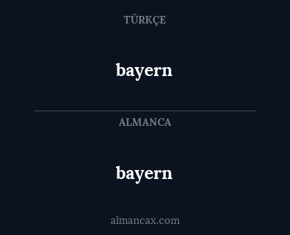 bayern - bayern