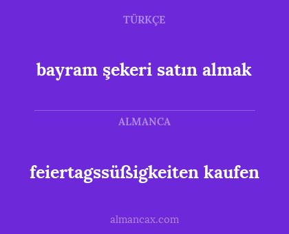 feiertagssüßigkeiten kaufen - bayram şekeri satın almak