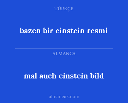 mal auch einstein bild - bazen bir einstein resmi
