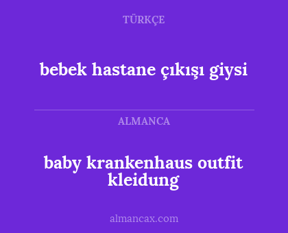 bebek hastane çıkışı giysi - baby krankenhaus outfit kleidung