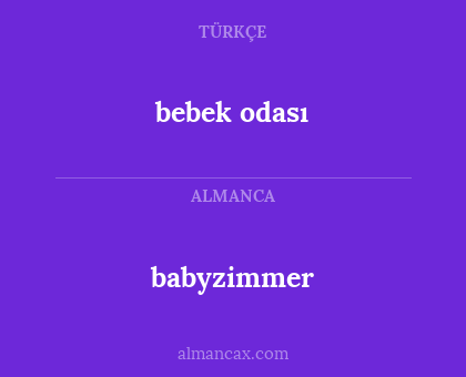 babyzimmer - bebek odası
