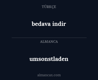 umsonstladen - bedava indir