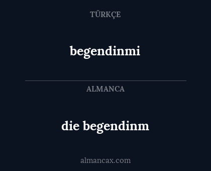 begendinmi - die begendinm