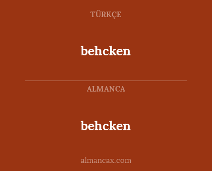 behcken - behcken