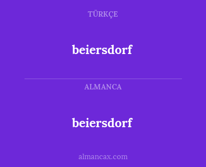 beiersdorf - beiersdorf