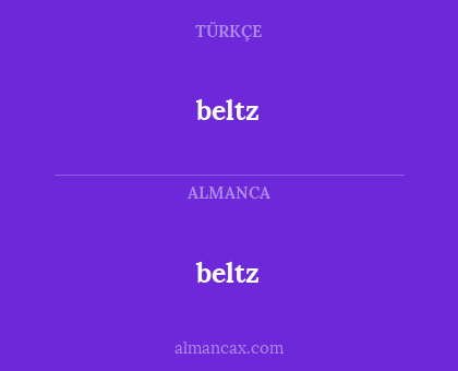 beltz - beltz