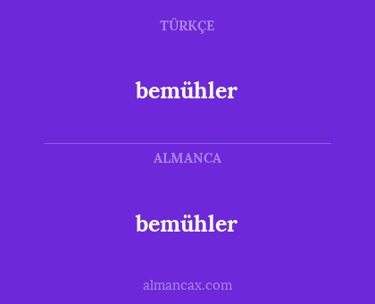 bemühler - bemühler