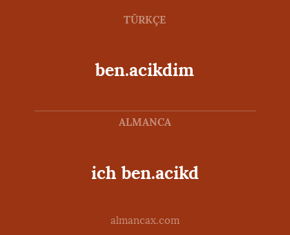 ben.acikdim - ich ben.acikd