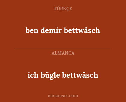 ben demir bettwäsch - ich bügle bettwäsch