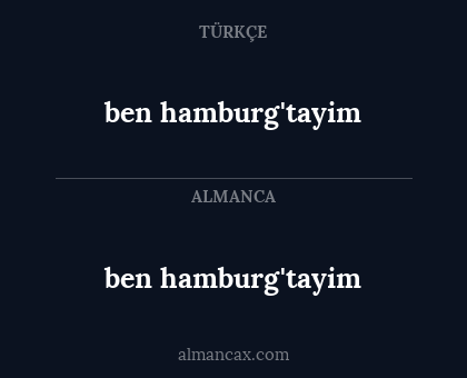 ben hamburg'tayim - ben hamburg'tayim