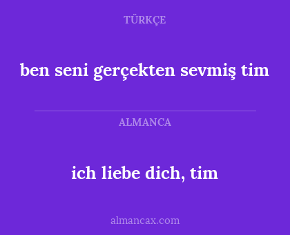 ben seni gerçekten sevmiş tim - ich liebe dich, tim