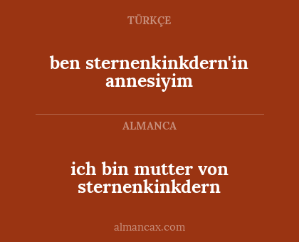 ich bin mutter von sternenkinkdern - ben sternenkinkdern'in annesiyim
