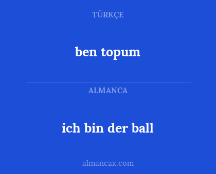 ich bin der ball - ben topum