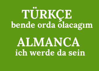 Almanca Ceviri Ich Werde Da Sein Turkcesi Nedir Ich Werde Da Sein Ne Demek Ich Werde Da Sein Cevirisi Nedir Almanca Ich Werde Da Sein Ne Demek