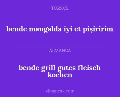 bende grill gutes fleisch kochen - bende mangalda iyi et pişiririm