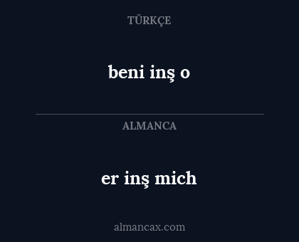 beni inş o - er inş mich