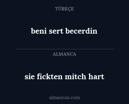 sie fickten mitch hart - beni sert becerdin