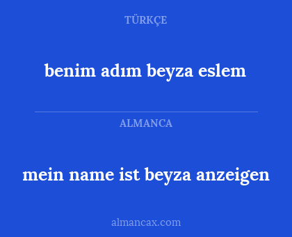 benim adım beyza eslem - mein name ist beyza anzeigen