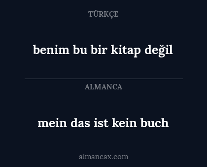 benim bu bir kitap değil - mein das ist kein buch